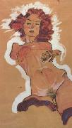 Egon Schiele Female Nude (mk12) oil painting on canvas